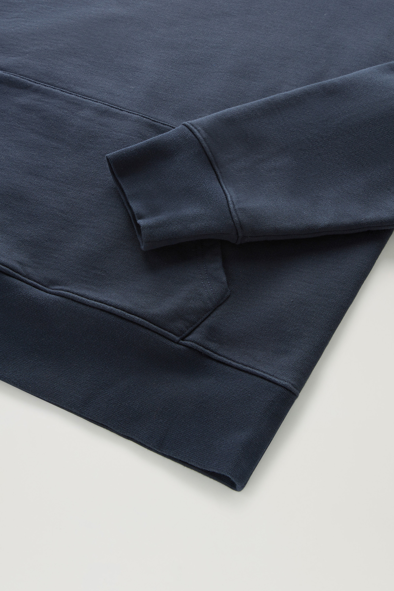 Hoodie in Pure Cotton Blue photo 7 | Woolrich