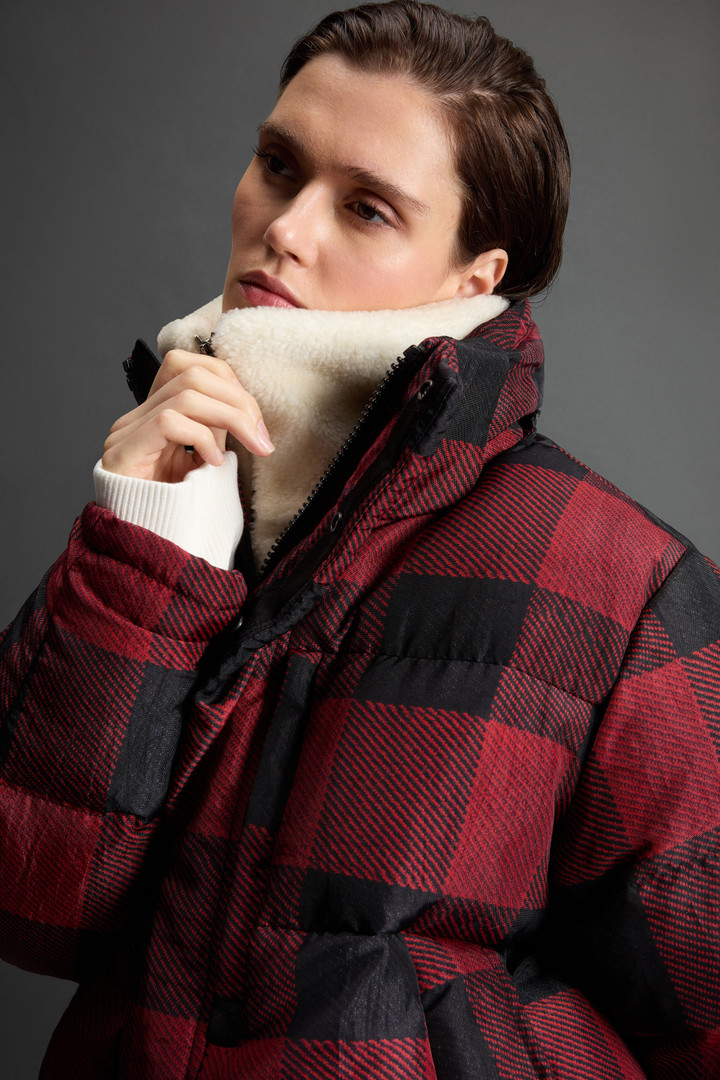 Kurzer Check Parka aus Olmetex-Nylon by Todd Snyder Multifarben photo 7 | Woolrich