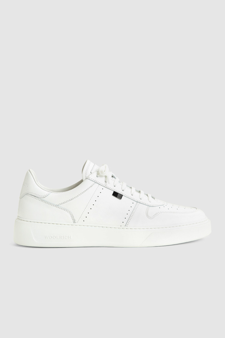 Sneakers de tennis classiques en cuir de veau