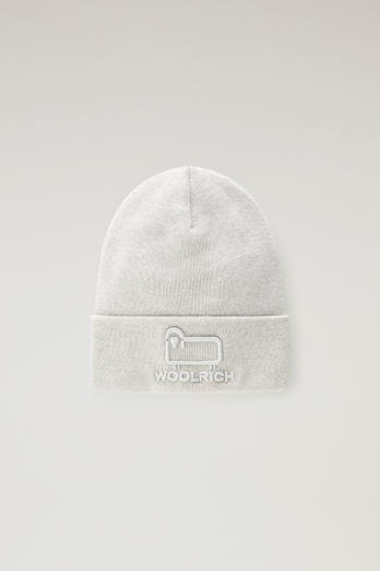 Bonnet pour enfant avec logo Gris | Woolrich