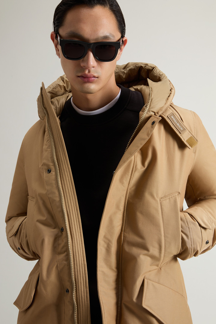 Polar Parka in Ramar Cloth with High Collar Beige photo 4 | Woolrich