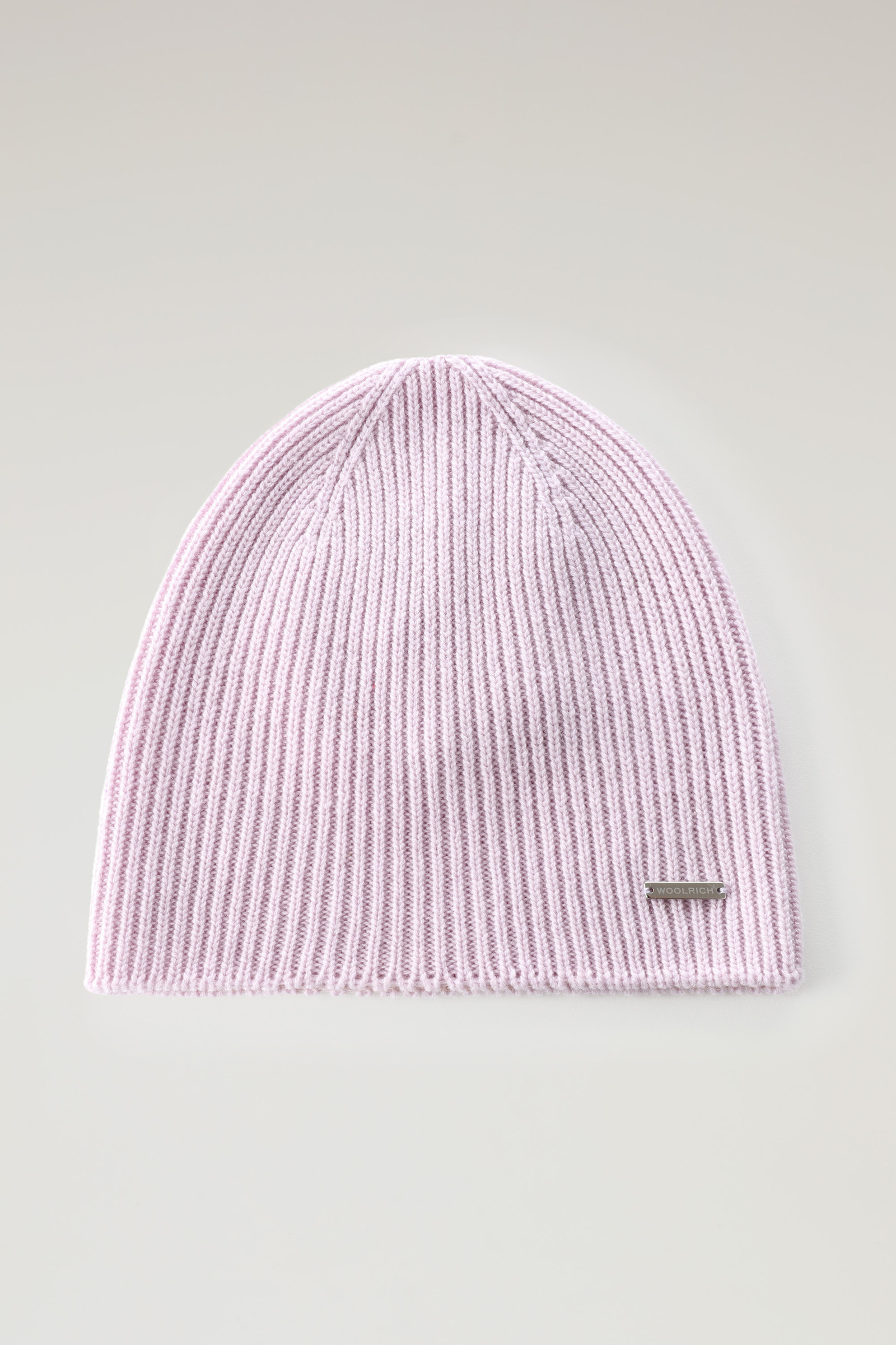 Cashmere Ribbed Beanie Lilac | Woolrich