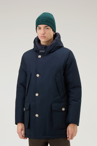 Woolrich Men Arctic Parka in Ramar Cloth Blue Size M