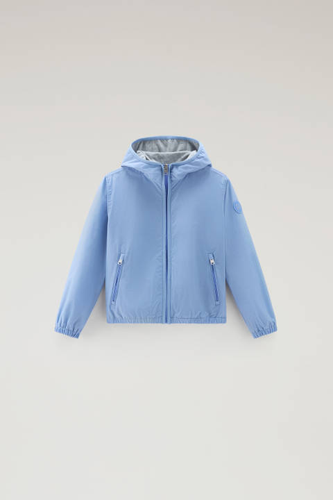 Boys' Ryker Hooded Jacket in Urban Touch Blue | Woolrich