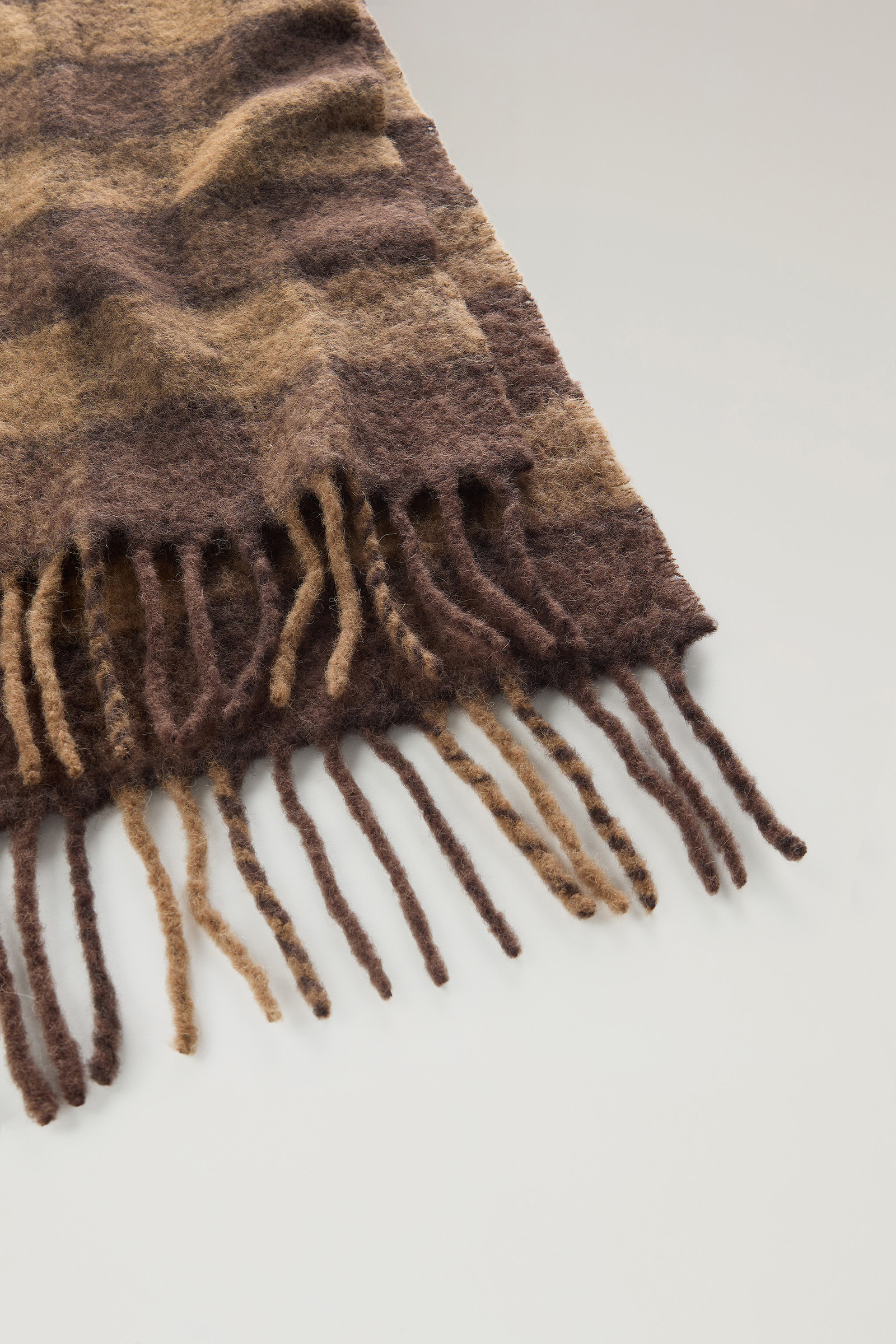 Unisex Scarf in Alpaca Blend Brown photo 3 | Woolrich