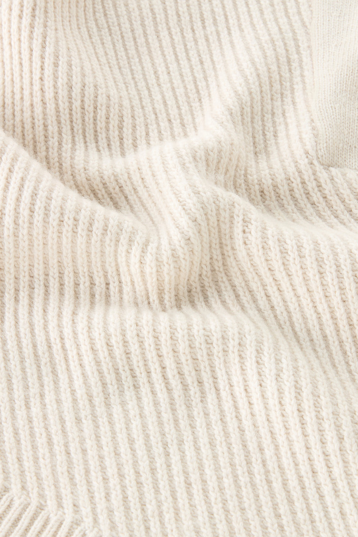 Half-Zip Sweater in Wool Blend White photo 4 | Woolrich