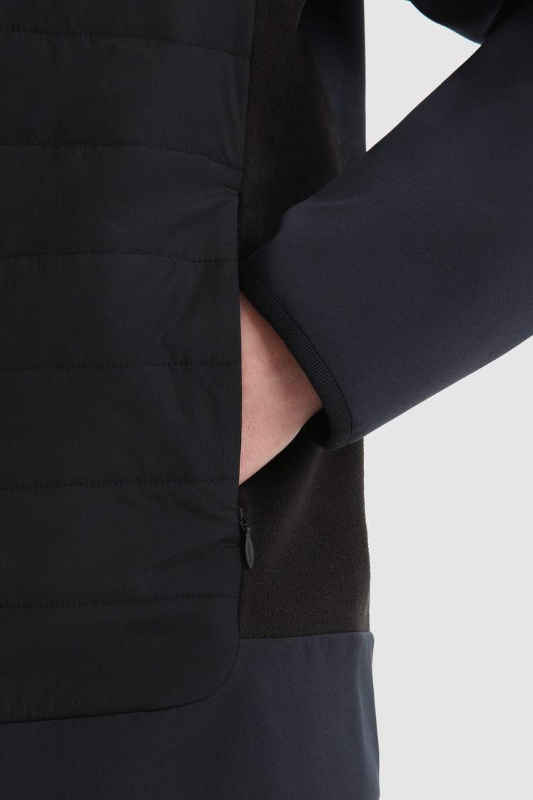 Cotton-nylon blend full-zip Hoodie