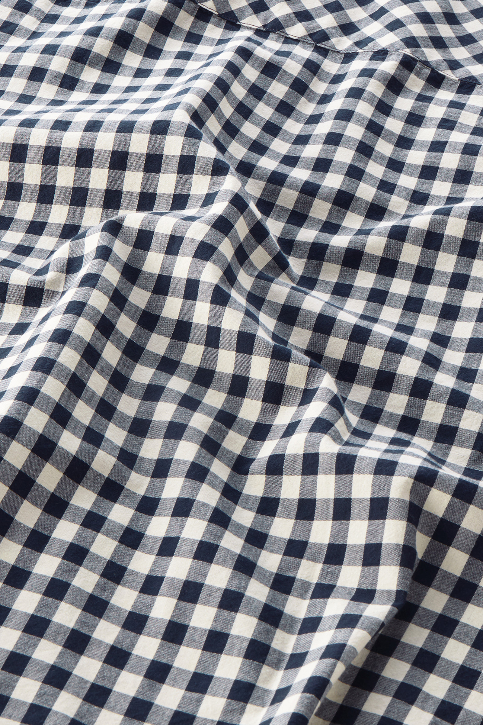 Appalachian Trail Check Shirt in Pure Cotton Blue photo 10 | Woolrich