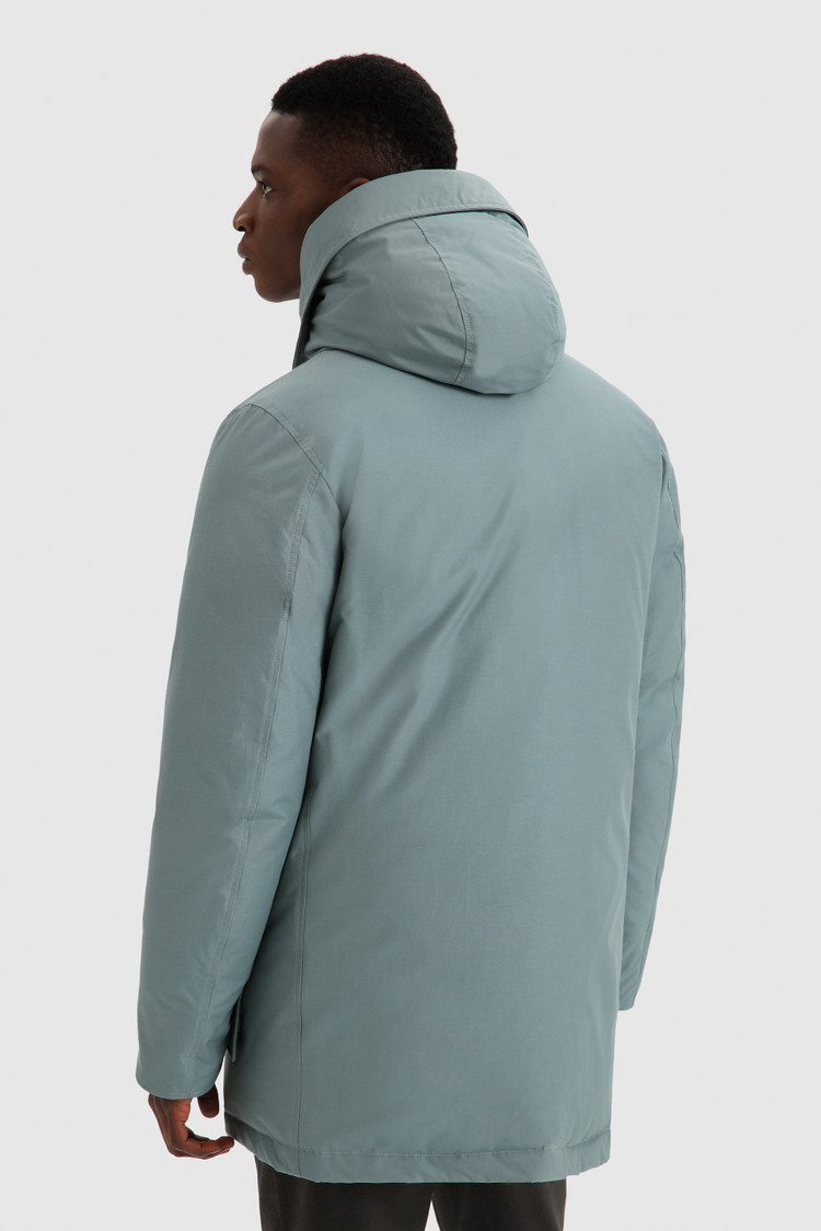 Arctic parka met afneembare bontrand