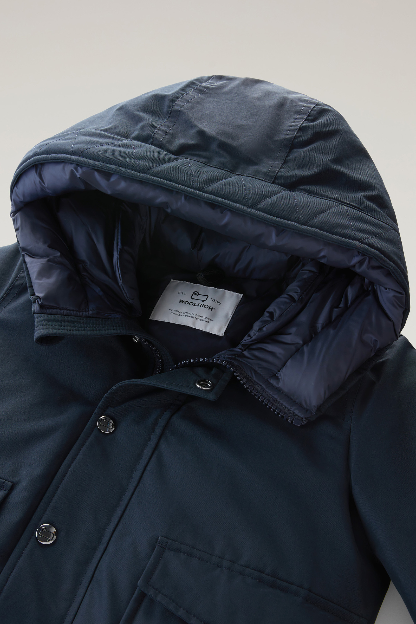 Polar Bomberjacke aus Ramar Cloth für Jungen blau photo 3 | Woolrich
