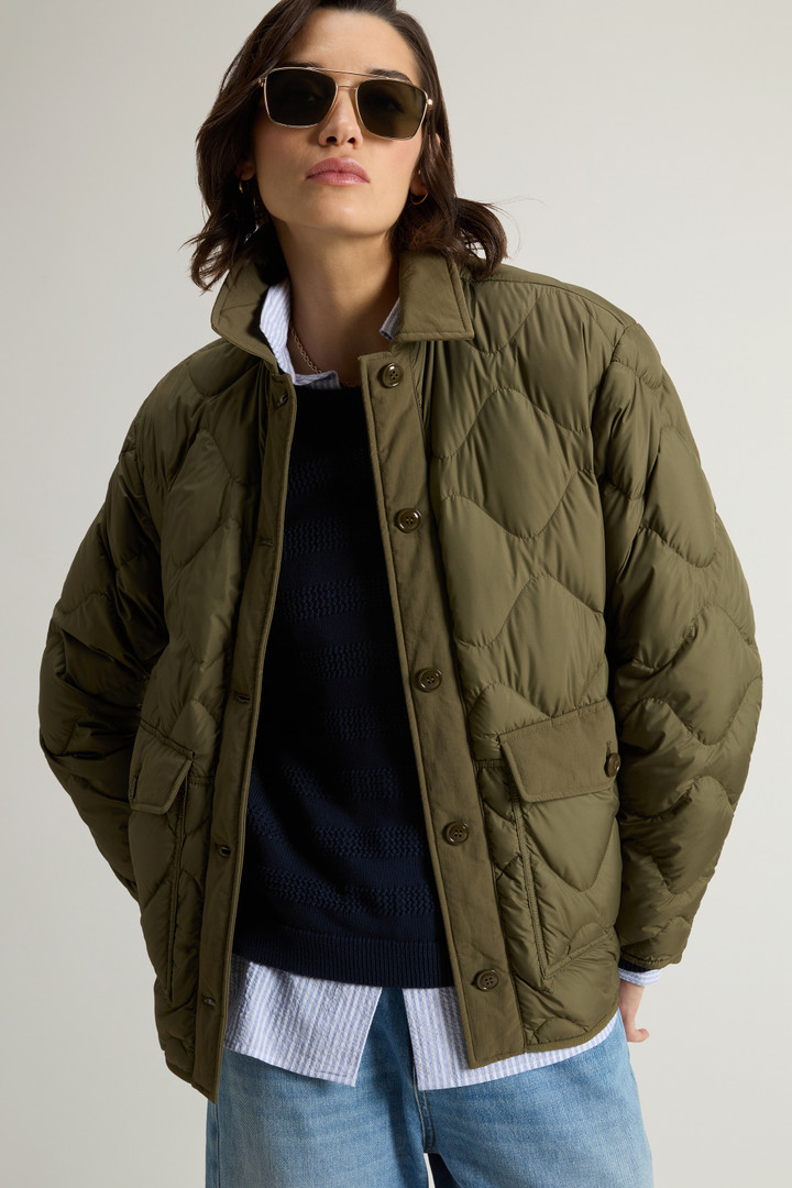 Microfiber Heritage Jacket Green photo 4 | Woolrich