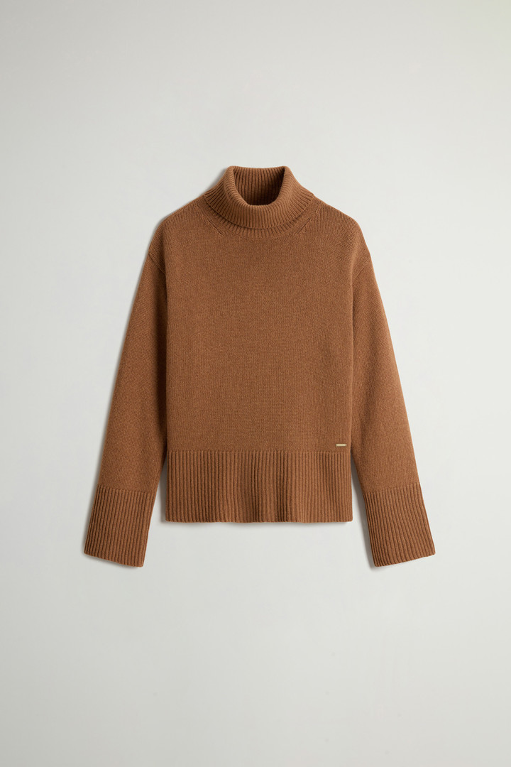 SUPERGEELONG TURTLENECK Brown photo 5 | Woolrich