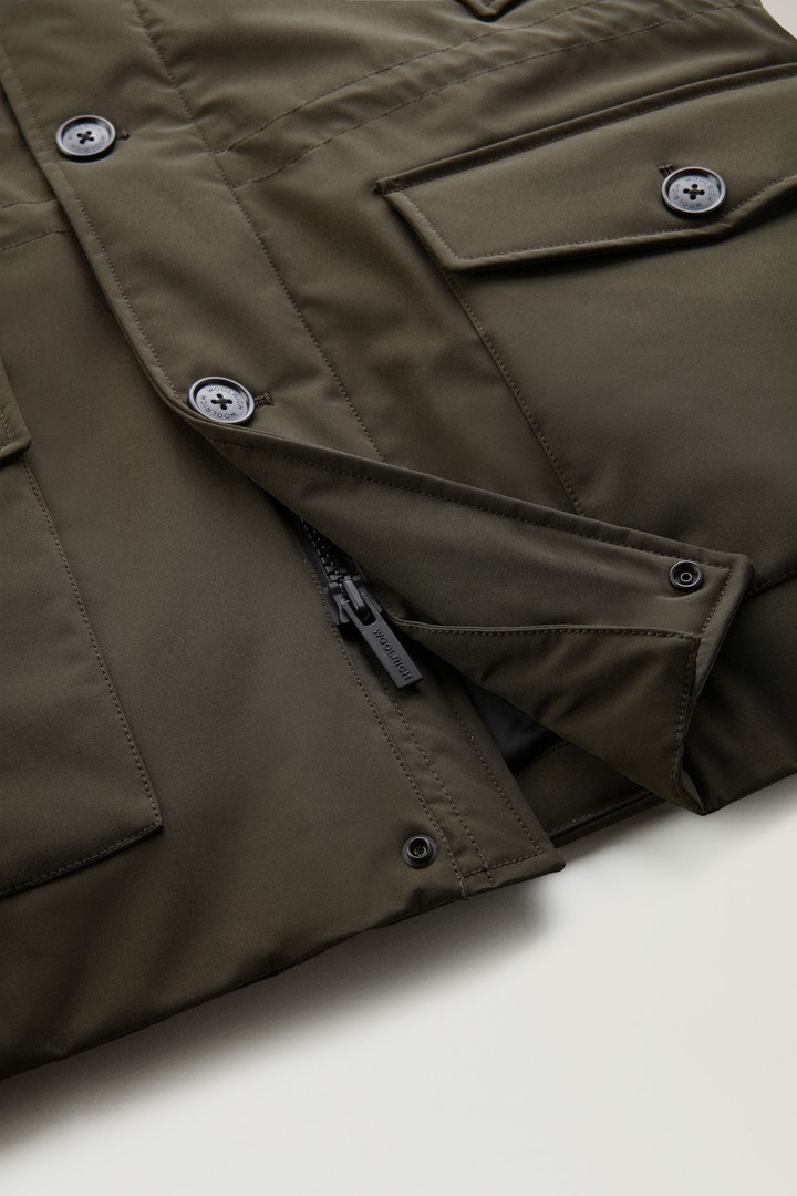 Arctic Parka in Stretch Nylon Green photo 5 | Woolrich