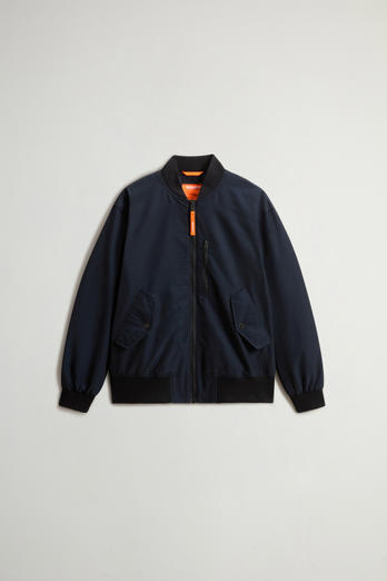 Boys’ Bomber Jacket in Light Ramar Blue photo 1 | Woolrich