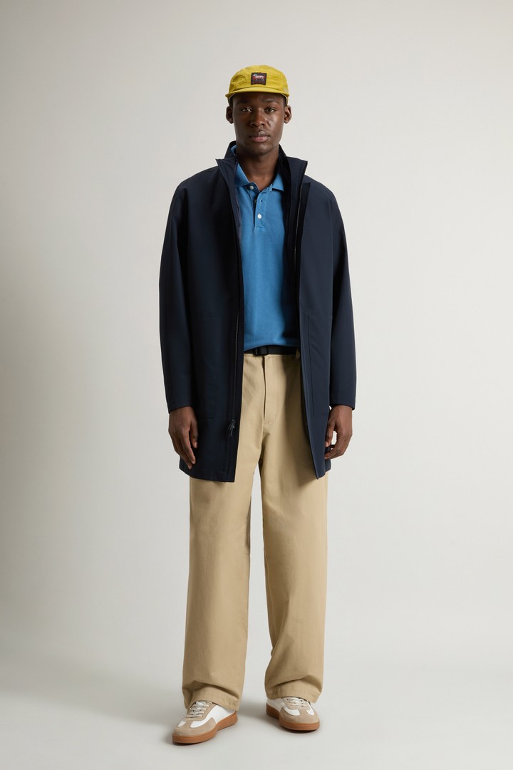 2-In-1 Waterproof Jacket in Two-Layered Fabric Blue photo 2 | Woolrich