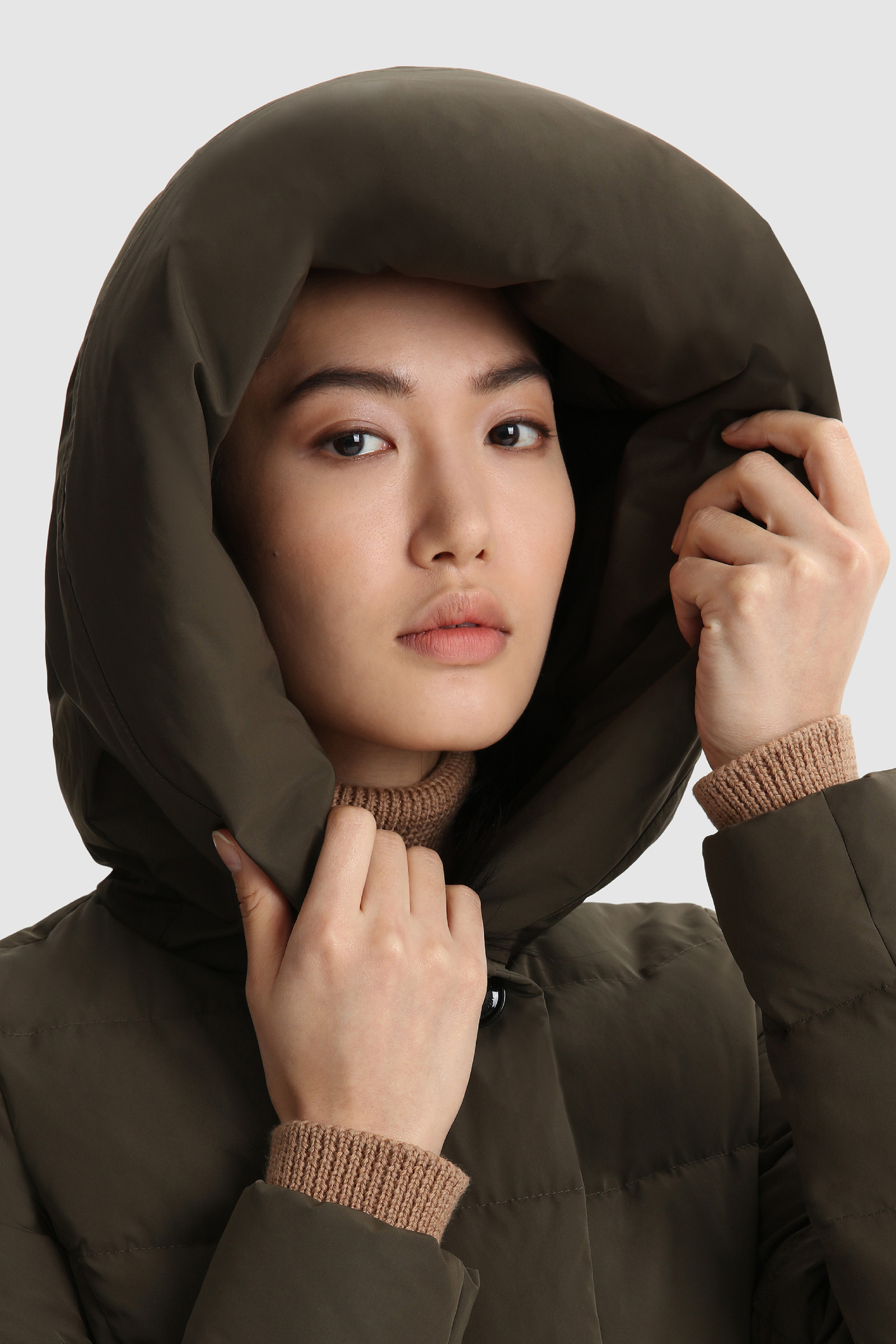Prescott Parka with Horizontal Quilting Green photo 5 | Woolrich
