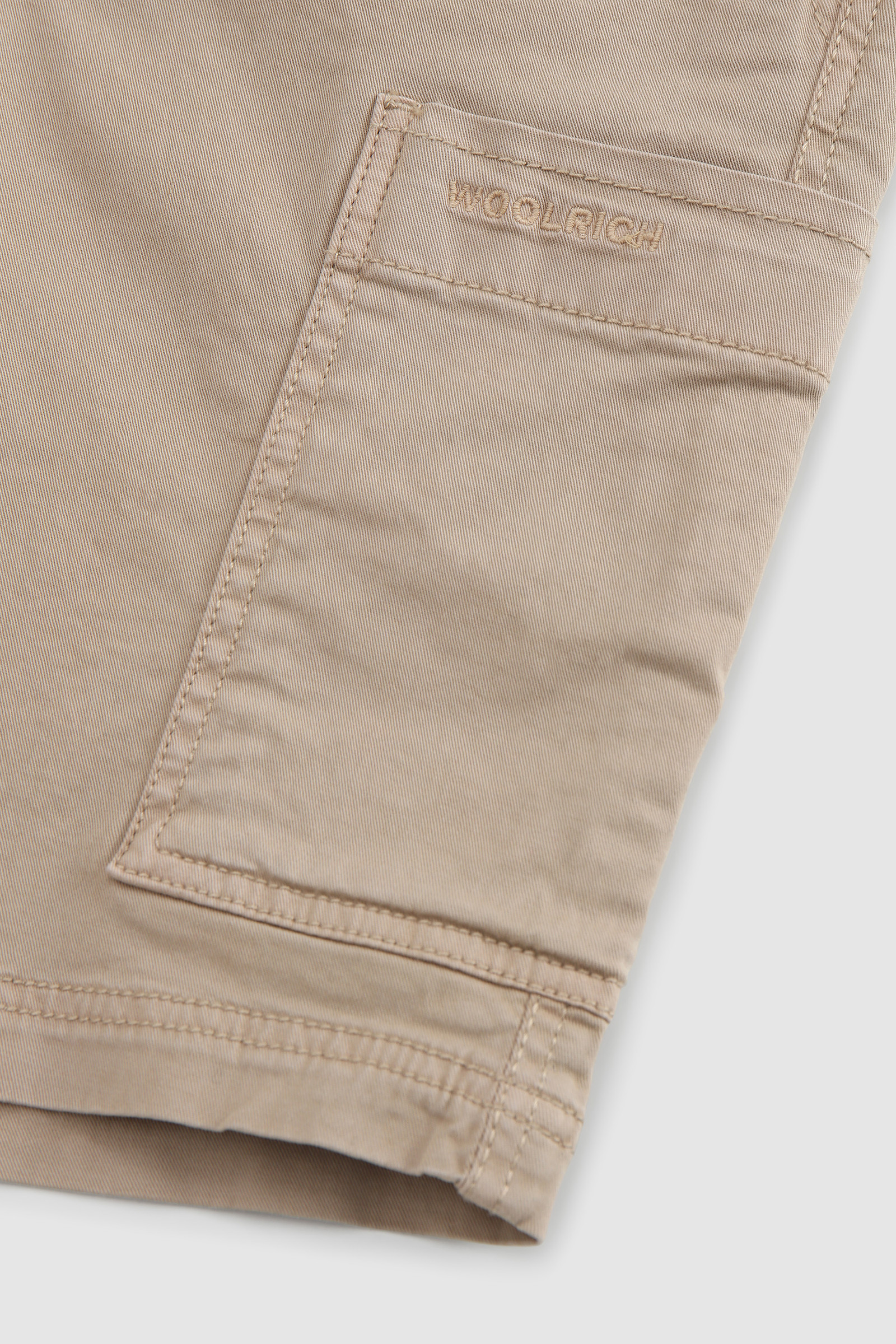 Shorts aus Stretch-Baumwoll-Twill für Jungen Braun photo 5 | Woolrich