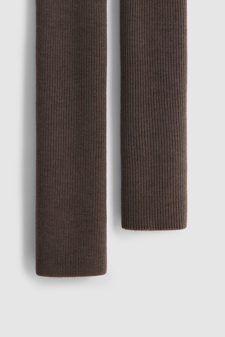 Ribbed virgin wool Scarf