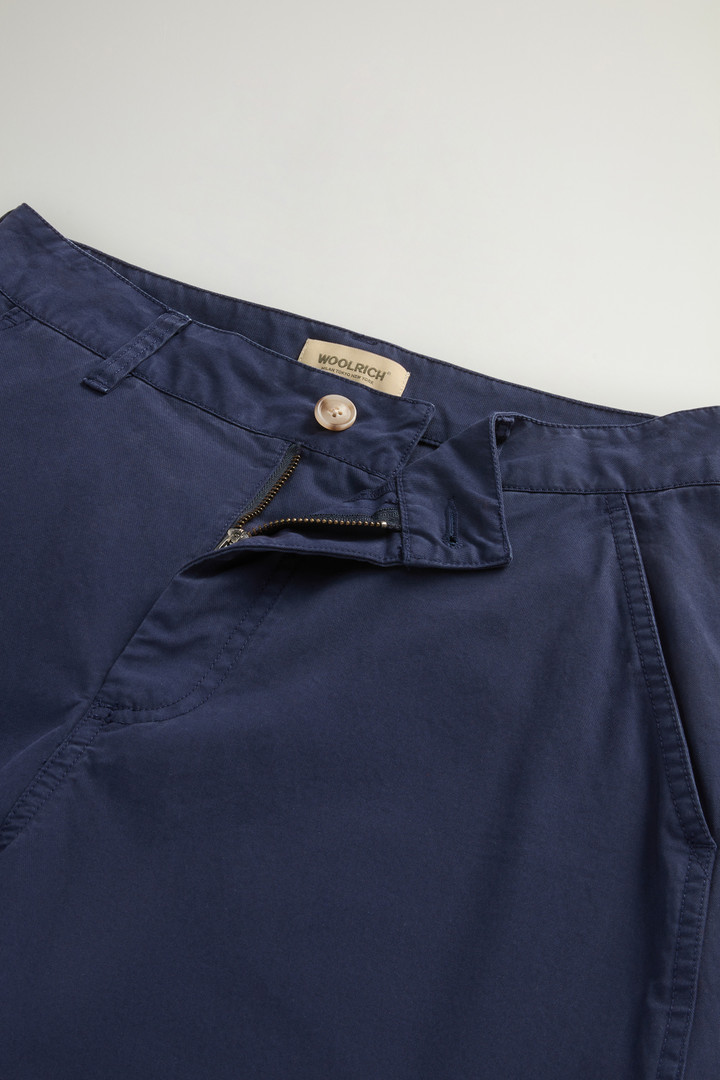 Garment-Dyed Pure Cotton Chino Pants Blue photo 5 | Woolrich