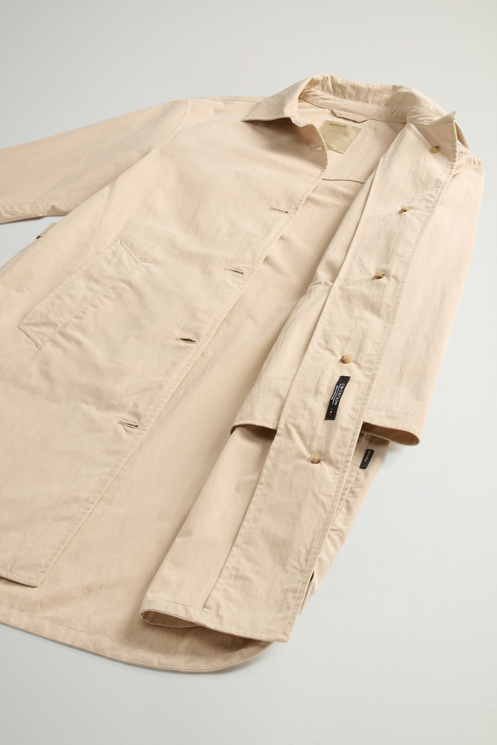 Overcoat in Limonta Cotton Blend Beige photo 4 | Woolrich