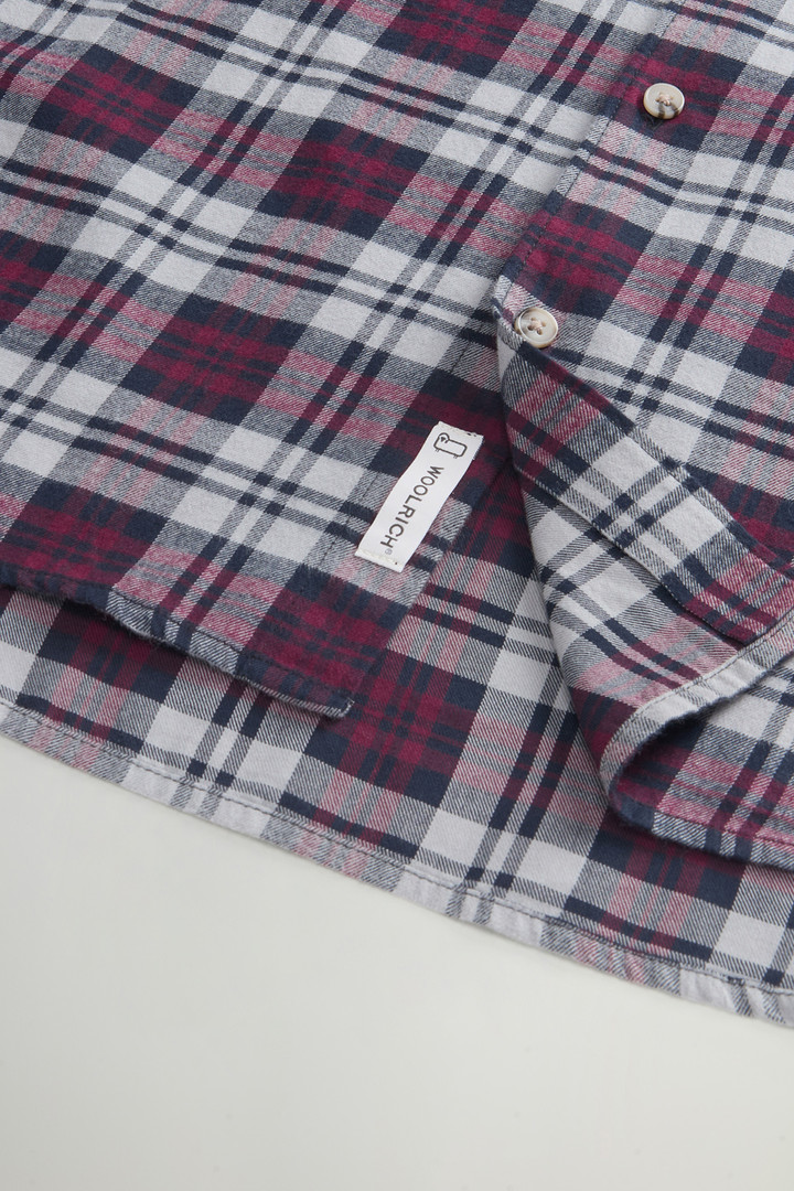 Karoshirt aus leichtem Flanell Grau photo 8 | Woolrich