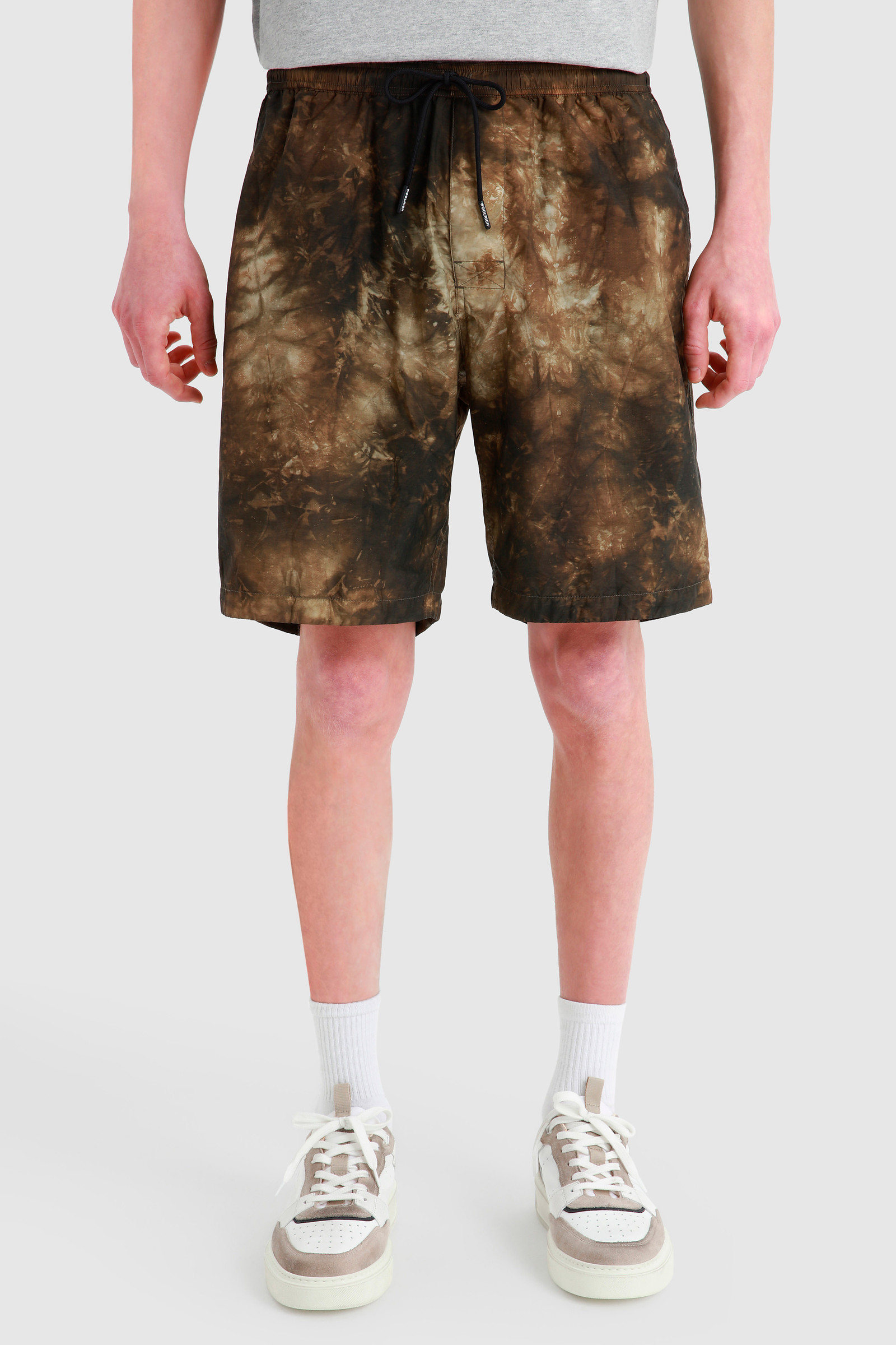 Garment-Dyed Shorts Green | Woolrich
