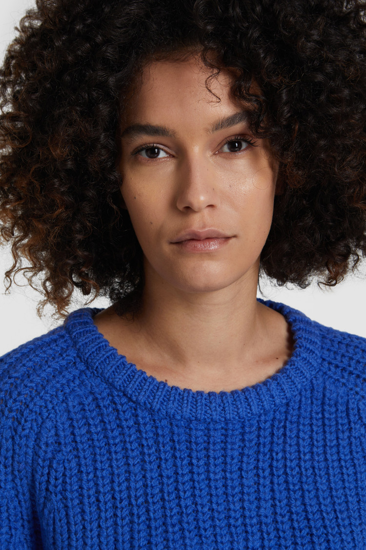 Maglione invernale in lana girocollo