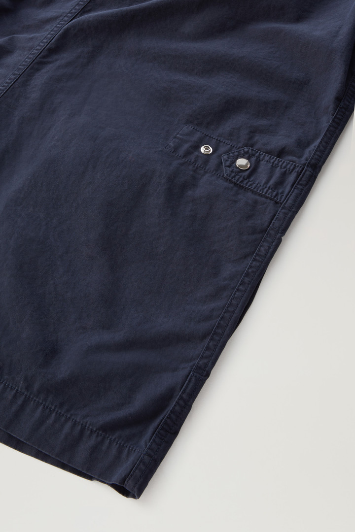 Stückgefärbte Feldjacke aus reiner Baumwolle Blau photo 10 | Woolrich