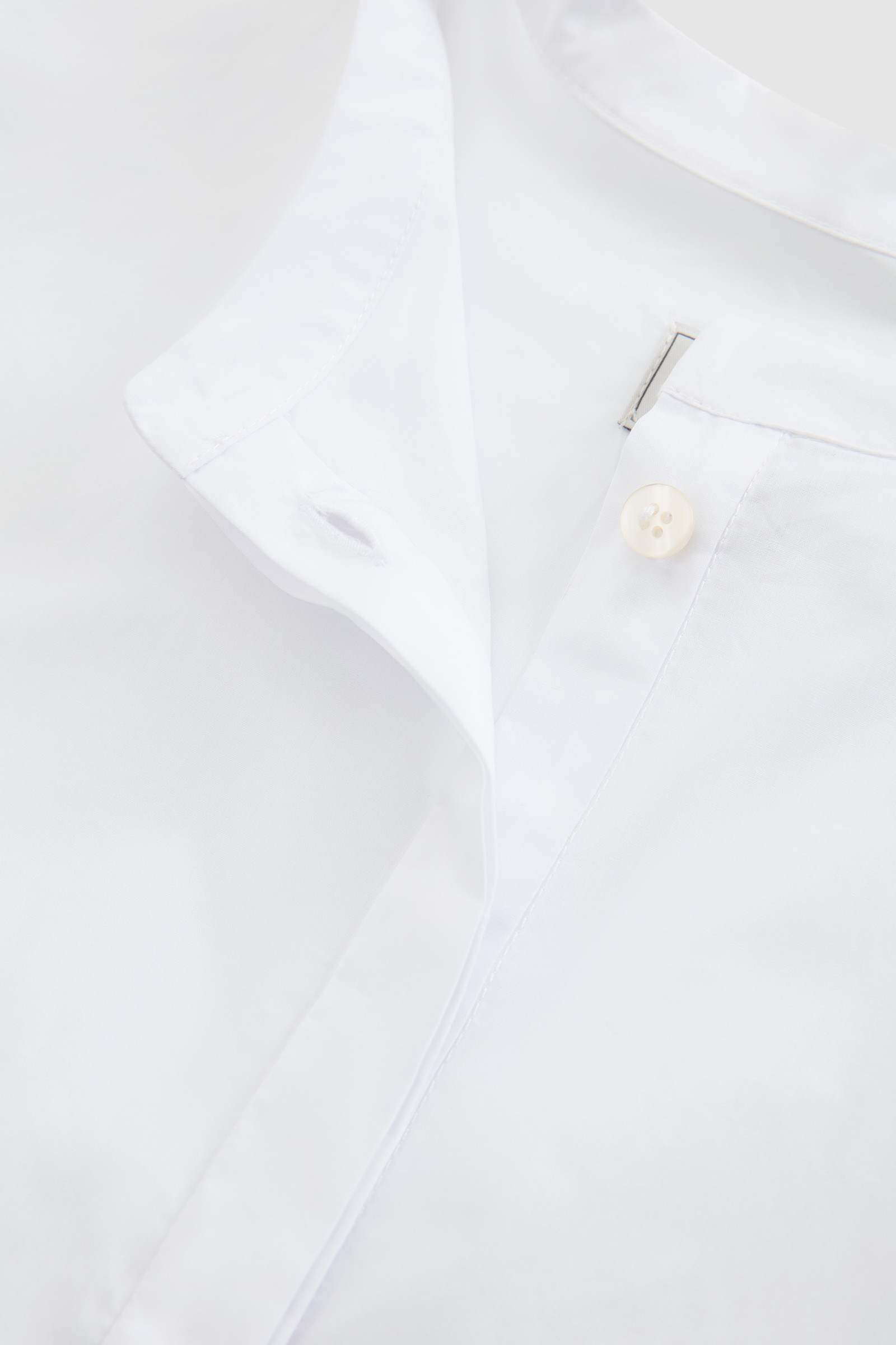 Cotton Poplin Shirt White photo 6 | Woolrich
