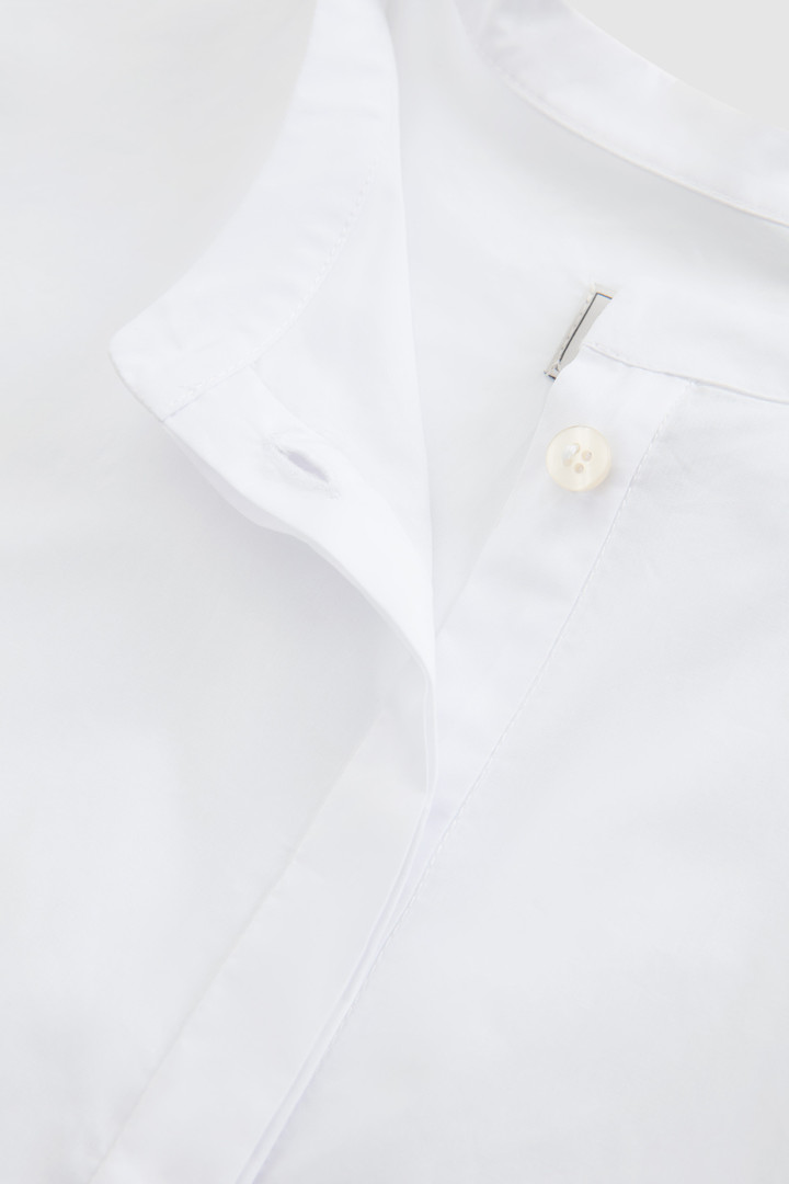 Cotton Poplin Shirt White photo 6 | Woolrich