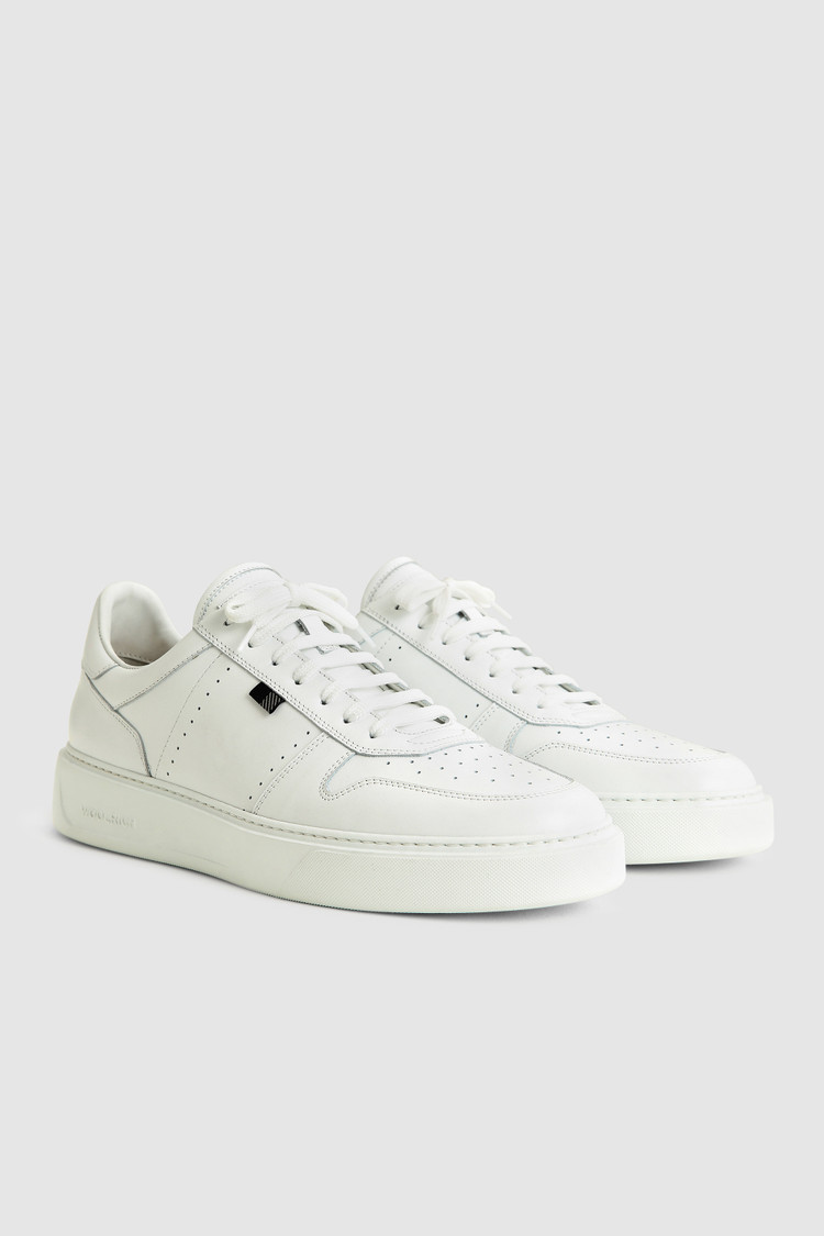 Sneakers de tennis classiques en cuir de veau