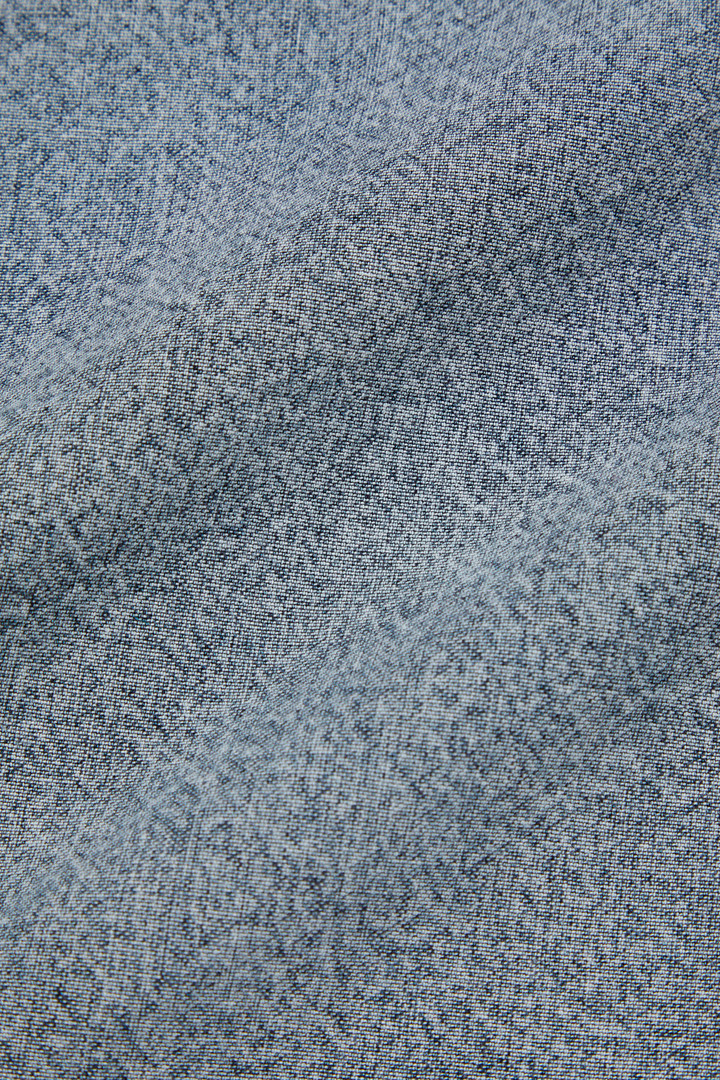 Stückgefärbte Weste aus CORDURA-Nylon und Baumwolle Blau photo 2 | Woolrich
