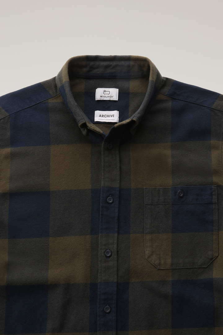 Trout Run Flannel Check Shirt Green photo 2 | Woolrich