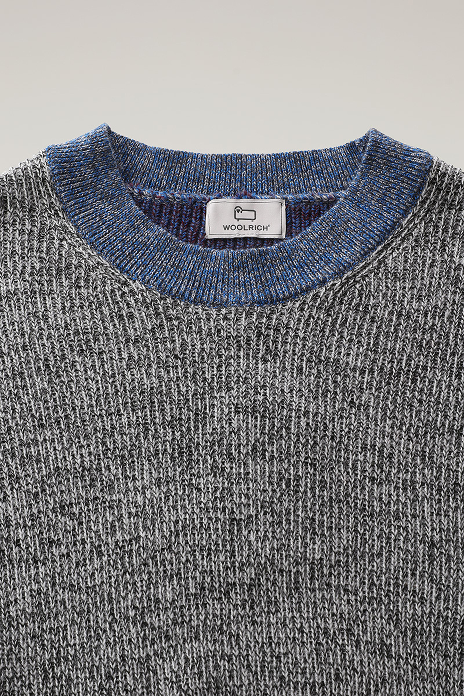 Color-block Ribbed Dress Blue photo 2 | Woolrich