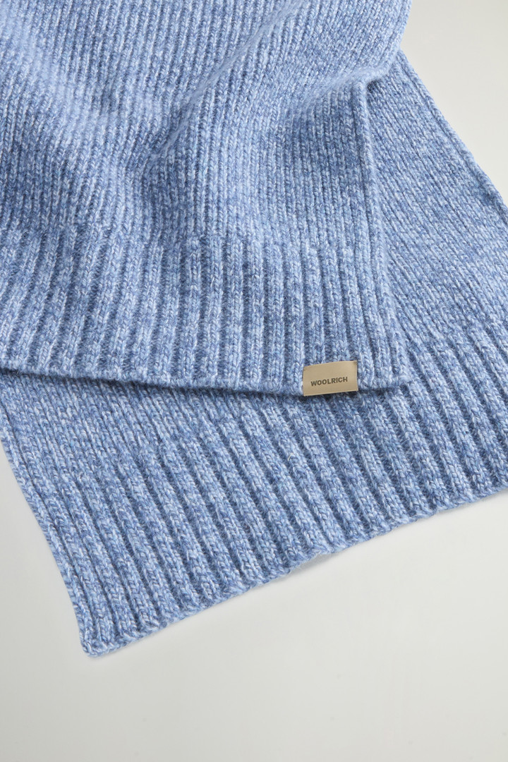 Sciarpa in pura lana mouliné Blu photo 3 | Woolrich