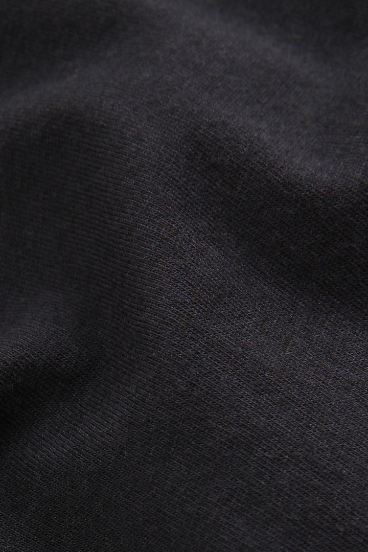 T-Shirt with Multicolor Sheep Logo Black photo 7 | Woolrich