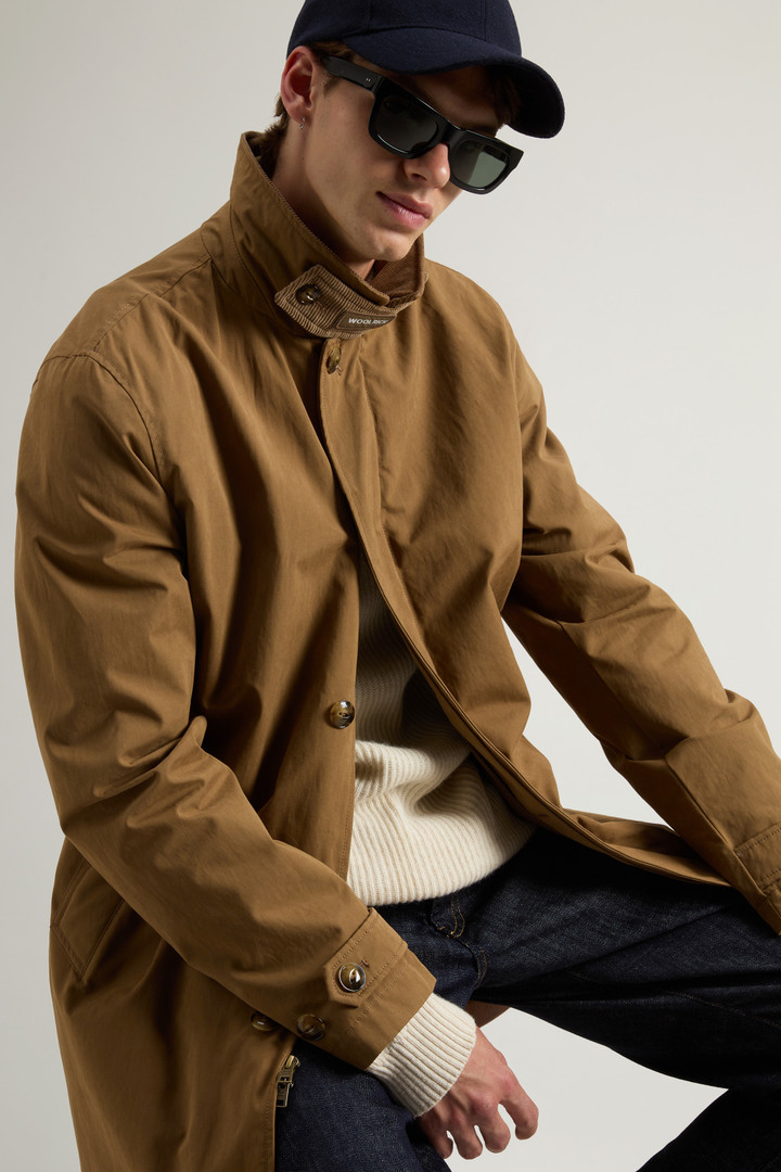 Manteau 2-en-1 en Mountain Cloth Marron photo 4 | Woolrich