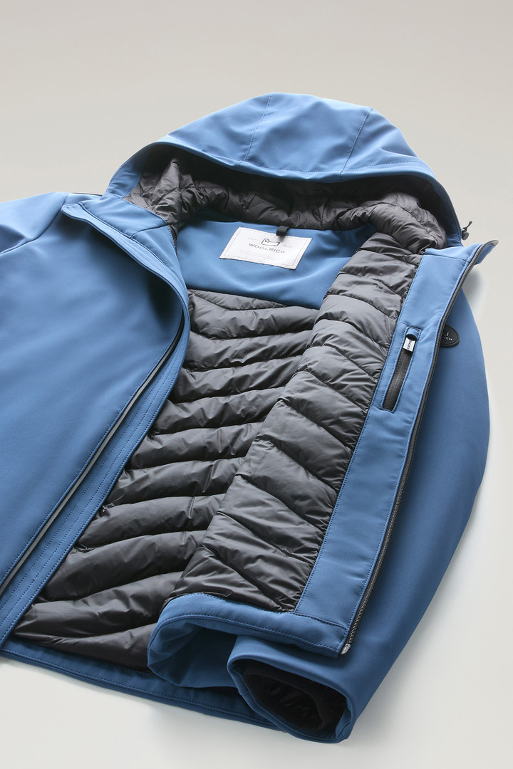Pacific Jacket in Tech Softshell Blue photo 9 | Woolrich