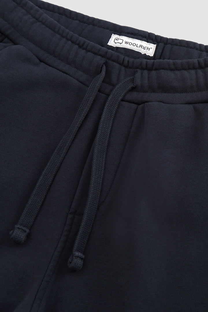 Pantalon de sport en coton molletonné pour garçon bleu photo 3 | Woolrich