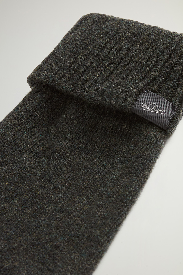 Merino Virgin Wool-Blend Gloves Green photo 3 | Woolrich