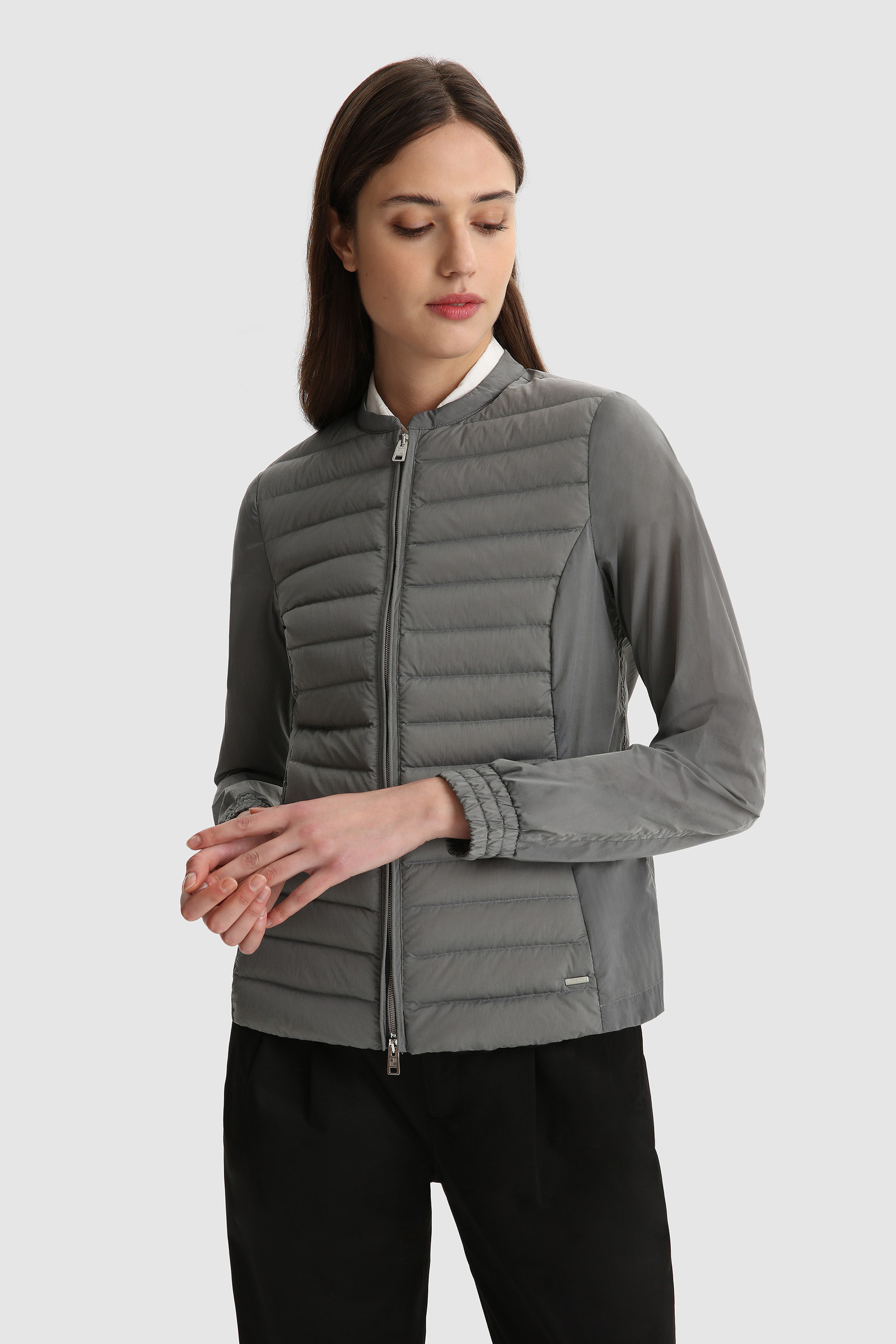 Violet quilted jacket