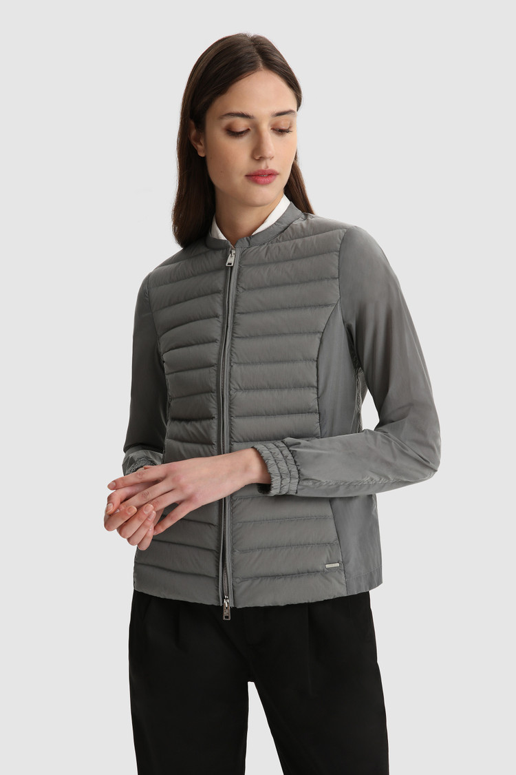 Violet quilted jacket