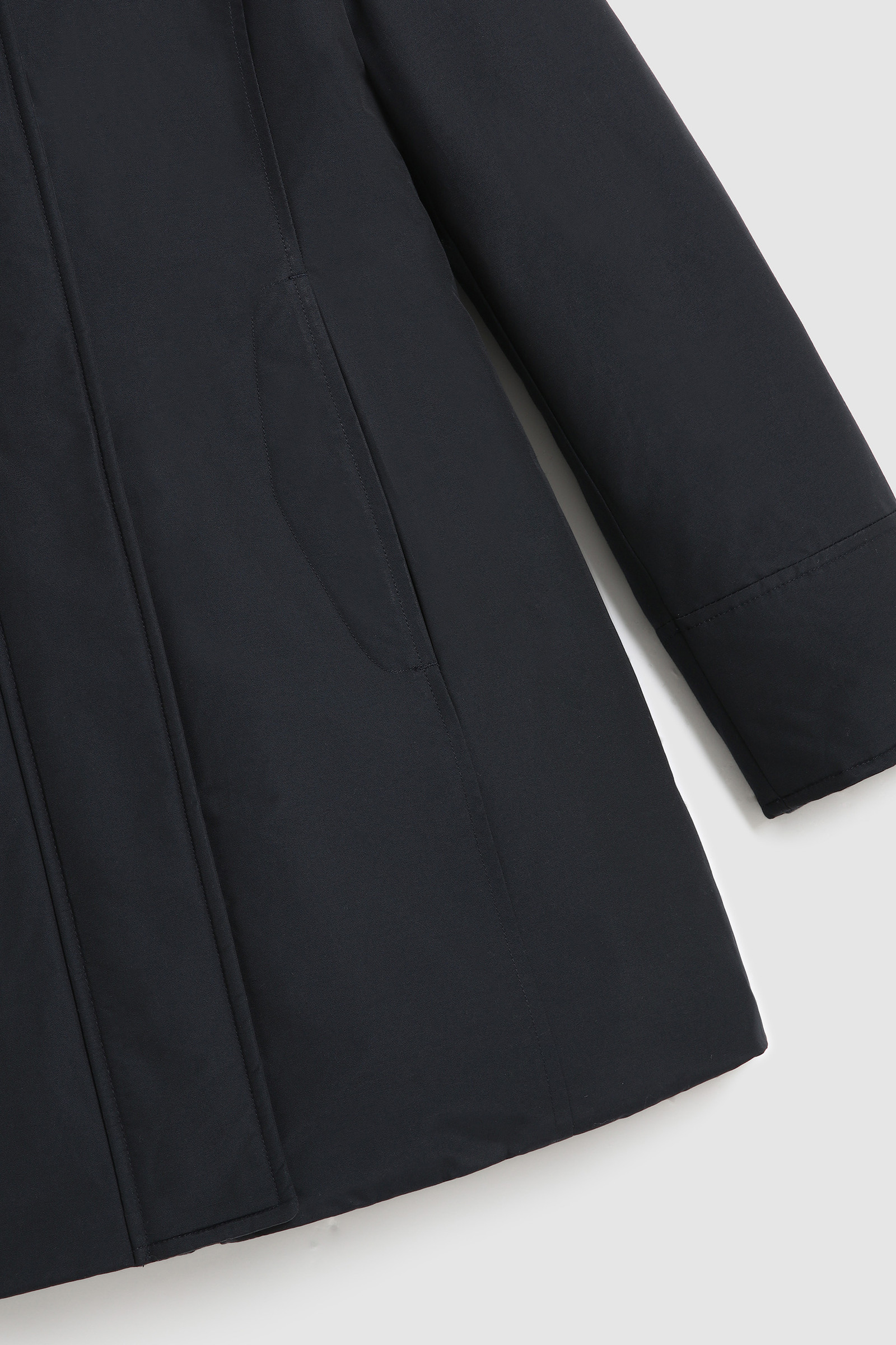 Boulder Parka con pelliccia ecologica Blu photo 9 | Woolrich