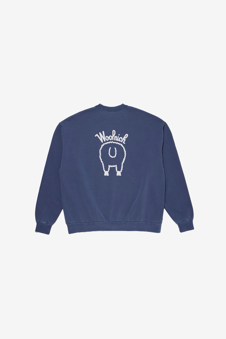 SHEEP SWEATSHIRT Blue photo 2 | Woolrich