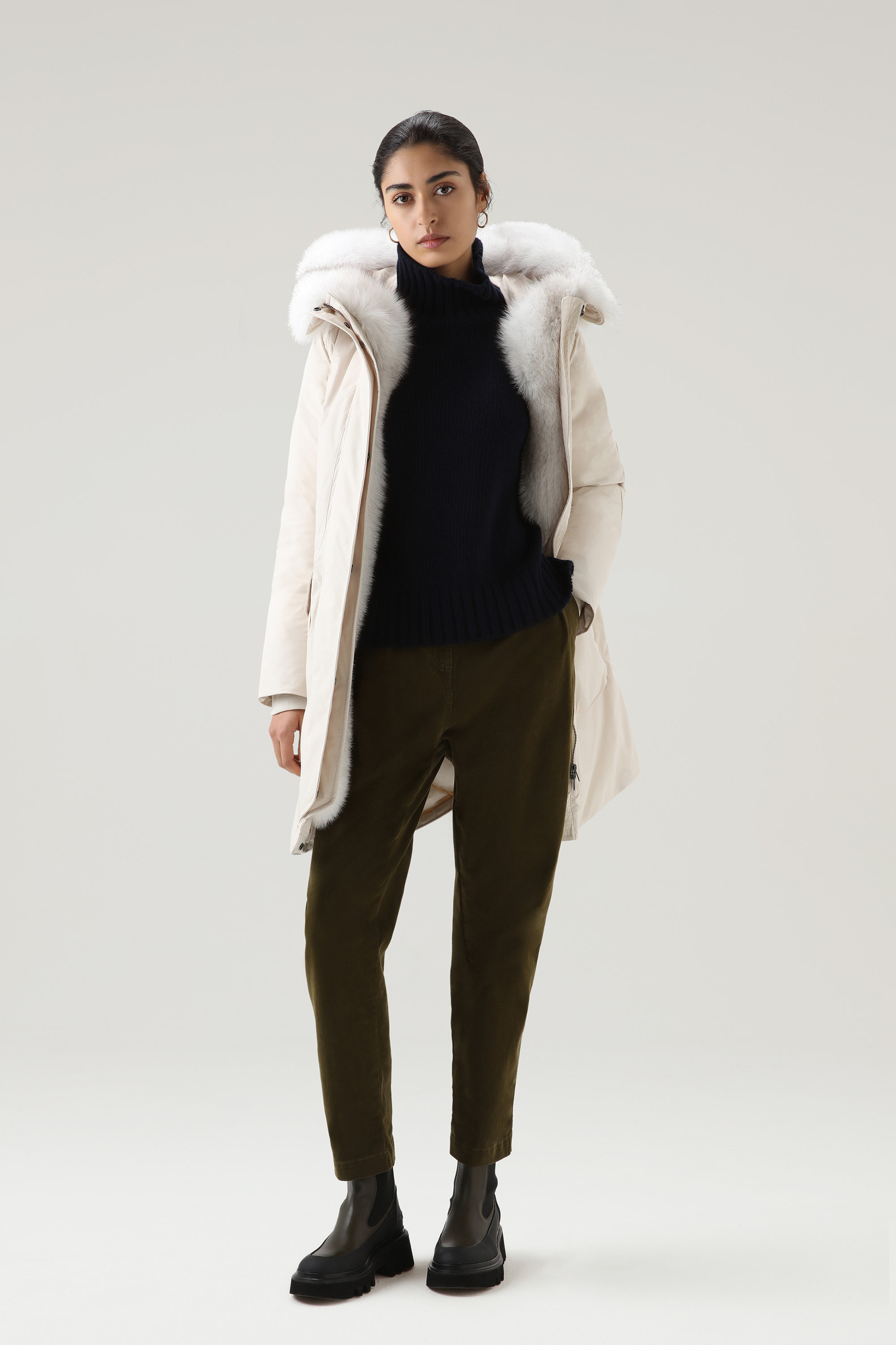 Maagdelijke wol coltrui Blauw photo 2 | Woolrich