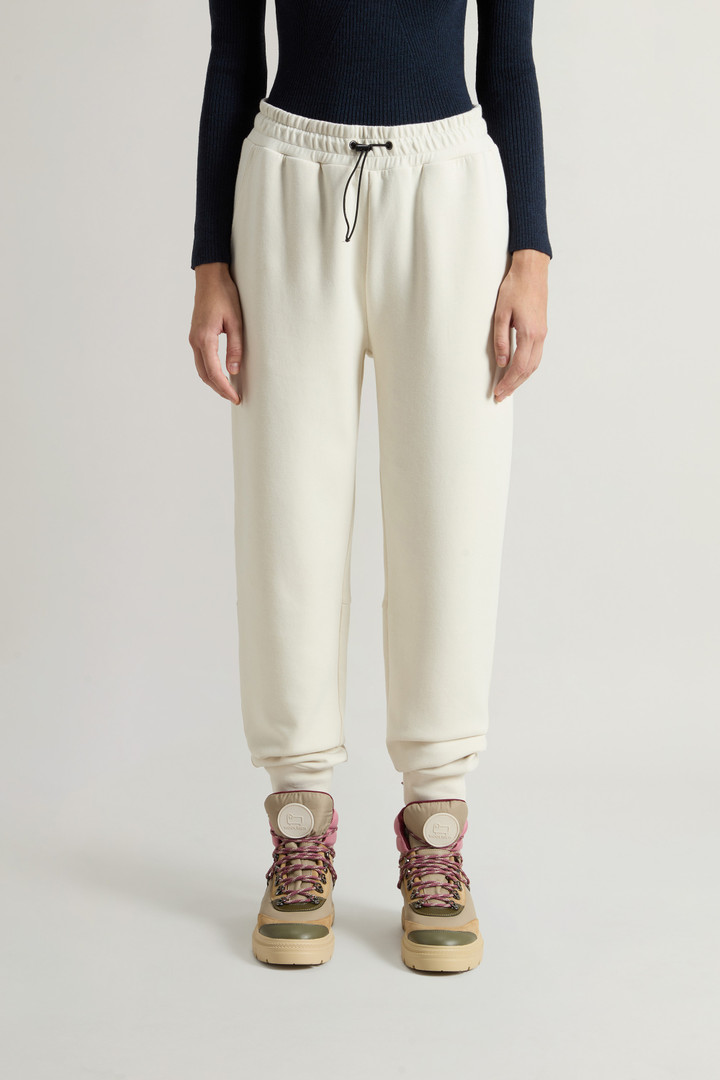 Cotton Blend Fleece Pants White photo 2 | Woolrich