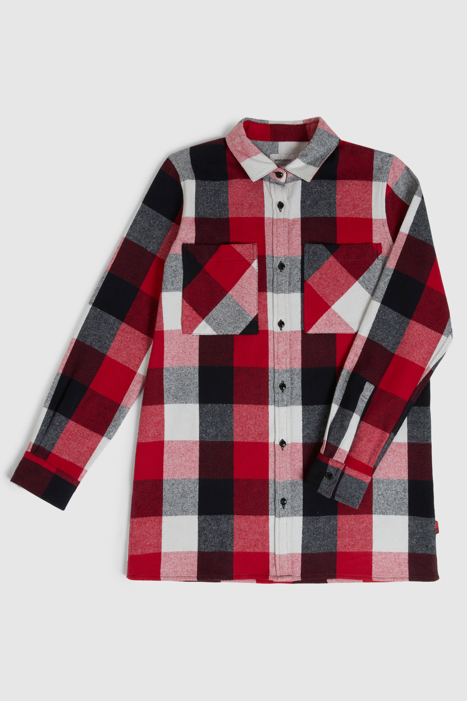 Boyfriend shirt with multicolor check pattern
