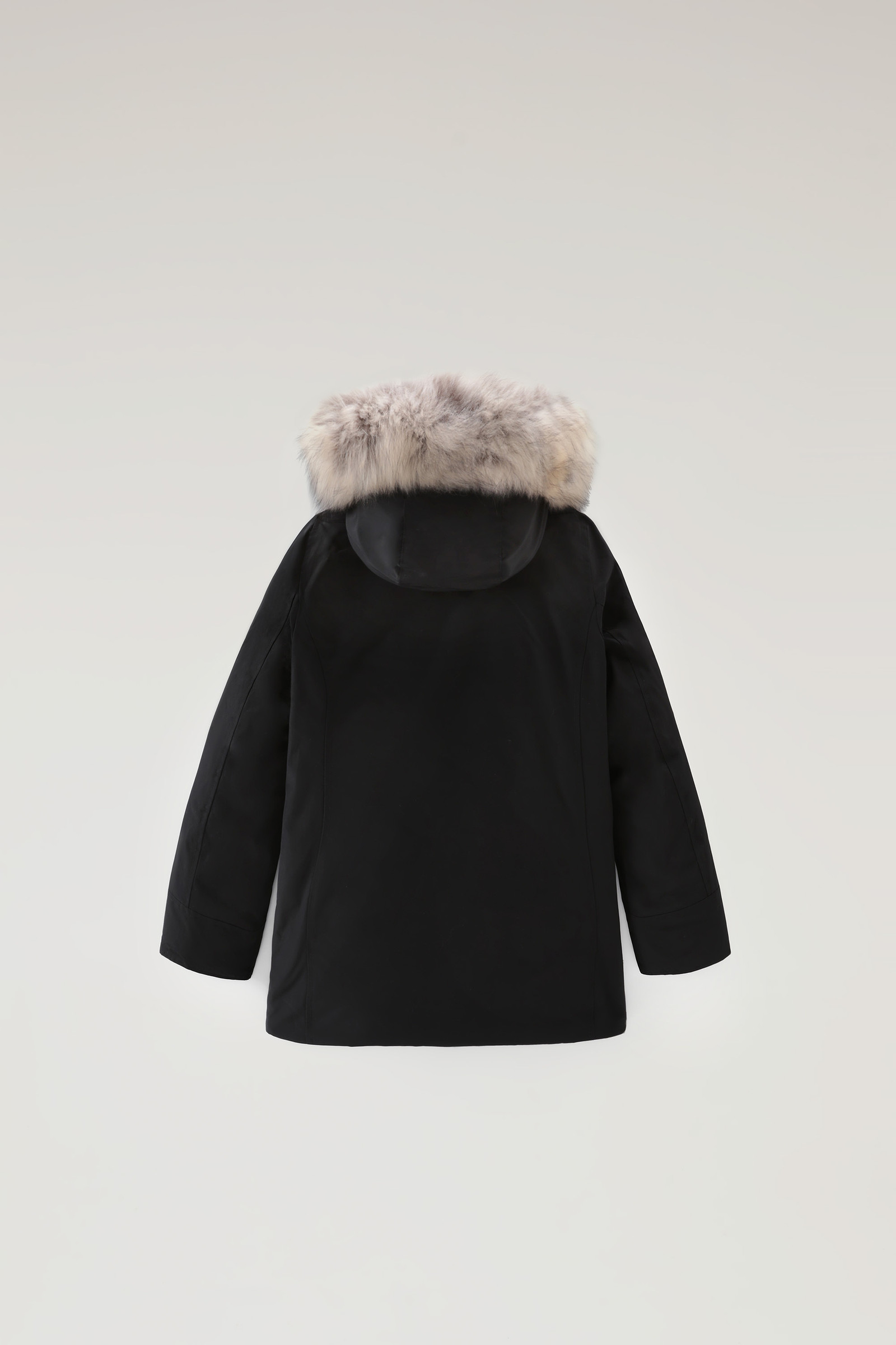 Girls' Arctic Parka with Detachable Fur Trim Black photo 2 | Woolrich