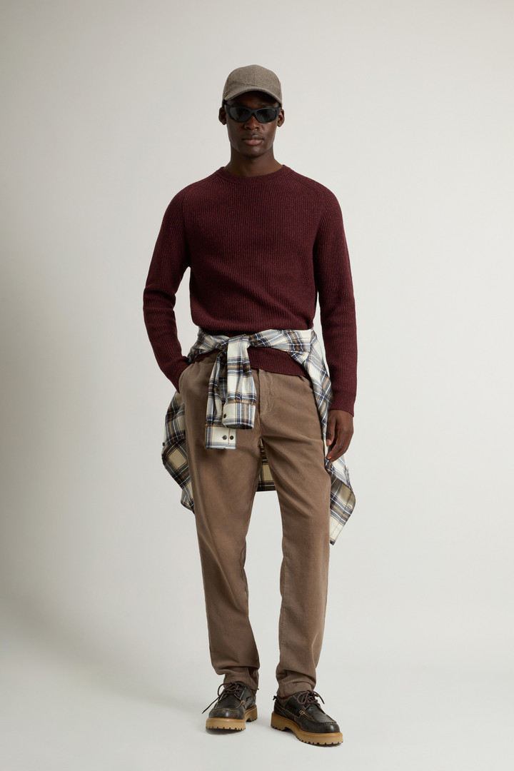 BOUTONNE CREWNECK Red photo 2 | Woolrich