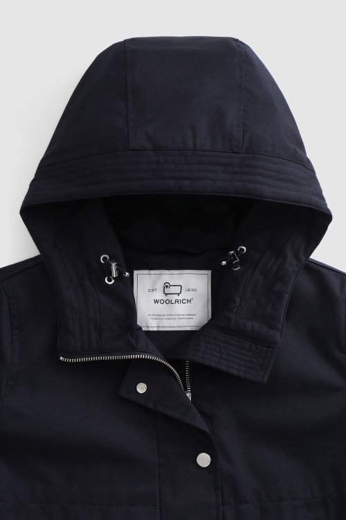 Parka légère Havice avec doublure à carreaux imprimés bleu photo 2 | Woolrich